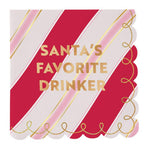 Slant Holiday Beverage Napkins (20)