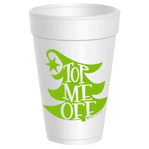 Christmas & Holiday Foam Cups (25)