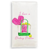 French Graffiti Dish Towels