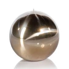 Zodax Metallic Ball Candle