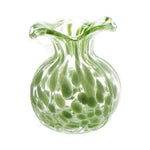Ruffled Edge Spotted Vases