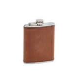 Engraved Leatherette Flask