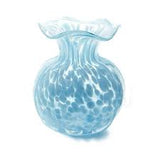 Ruffled Edge Spotted Vases