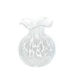 Ruffled Edge Spotted Vases