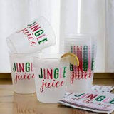 Holiday Frosted Party Cups (10)