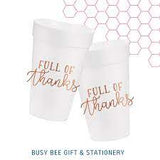 Busy Bee Foam Cups