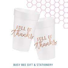 Busy Bee Foam Cups