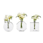 Tozai Crystal Bud Vases