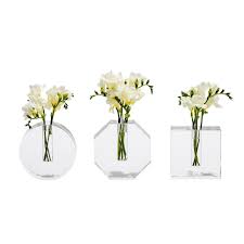 Tozai Crystal Bud Vases