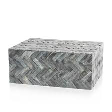 Mayfair Woven Bone Box