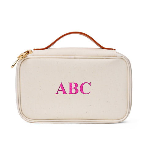 Milly Monogrammed Makeup Case