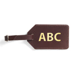 James Leather Luggage Tag