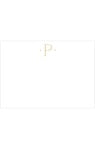 Caspari Gold Initial Notes