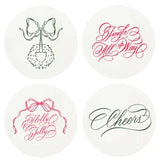 Letterpressed Xmas Coasters