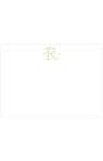 Caspari Gold Initial Notes