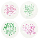 Letterpressed Xmas Coasters