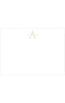 Caspari Gold Initial Notes
