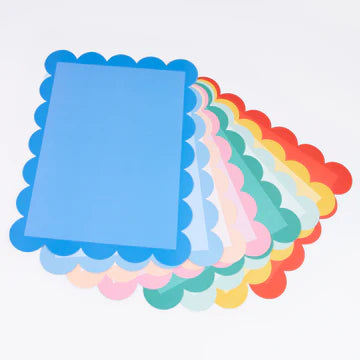 Mixed Colour Paper Placemats (12)