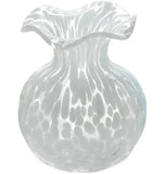 Ruffled Edge Spotted Vases
