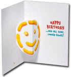 Cheese Puff Cat Birthday Card