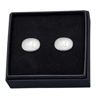 Engraved Oval Cuff Links (Pair) 2600