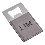 Engraved Leatherette Bottle Openers