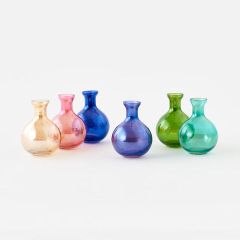 Iridescent Bottle Vases