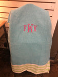 Monogrammed Color Block Laundry Bags