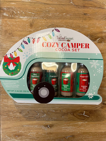 Santa's Cozy Camper Cocoa Gift Set