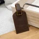 Leather Embossed Luggage Tags